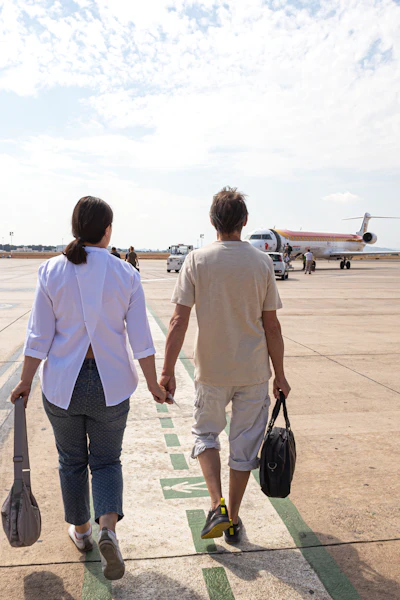 How do I help my spouse through their fear of flying?